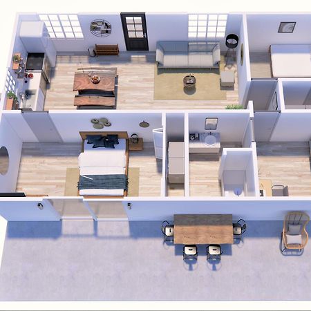 Private Jt Cabin - Ev L2 Station, Hammocks, Fire Pit, Bbq, Bocce Ball, Cornhole Yucca Valley Bagian luar foto